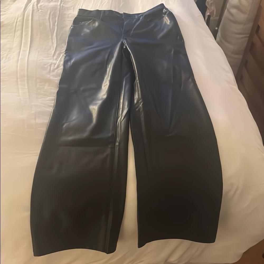 AFRM Black Wide-Leg Pants